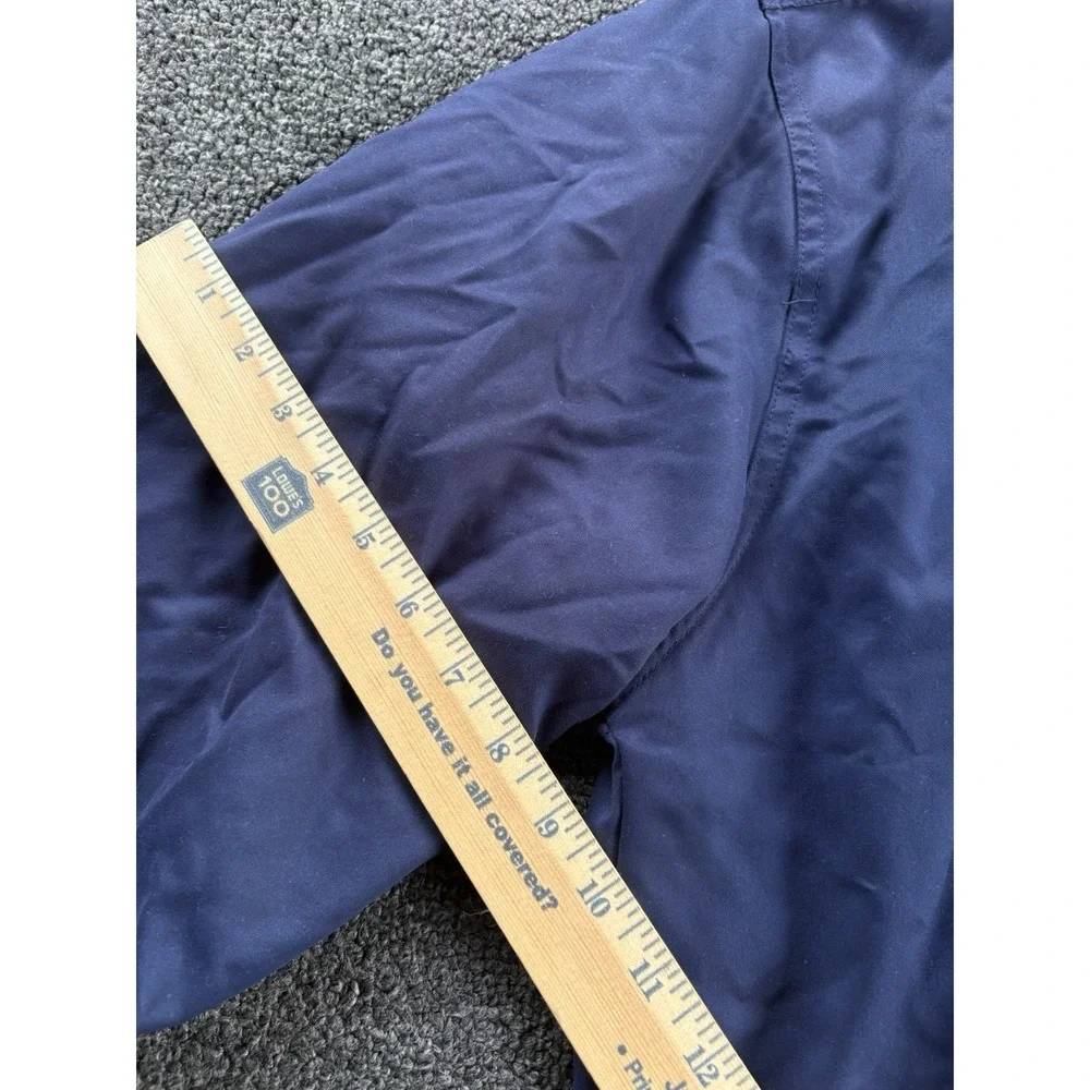 Vintage Izod Golf Navy Jacket Size Large Zip Up Long Sleeve Pockets Lined
